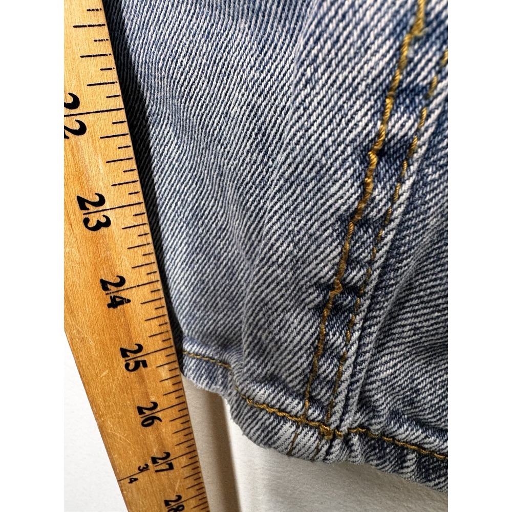 SO Women's Super High Rise Balloon Leg Blue Denim Jeans Size 11/30W - Picture 6 of 8